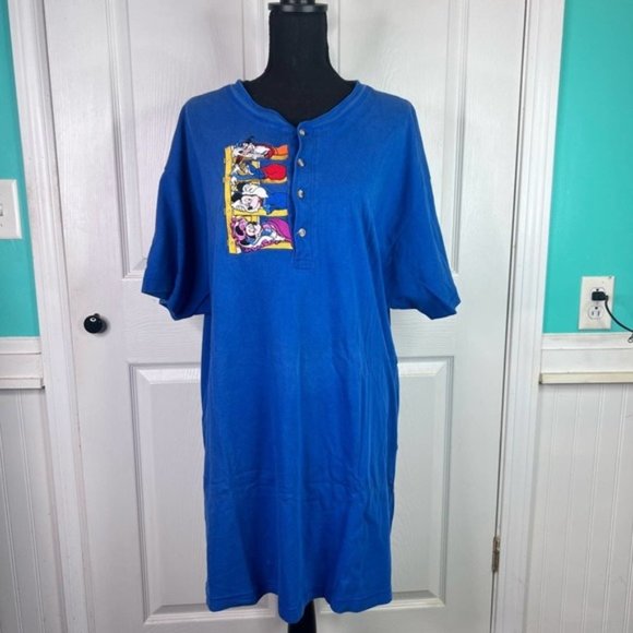 Vintage 90s Disney The Seven Dwarfs sleep shirt - Picture 1 of 11